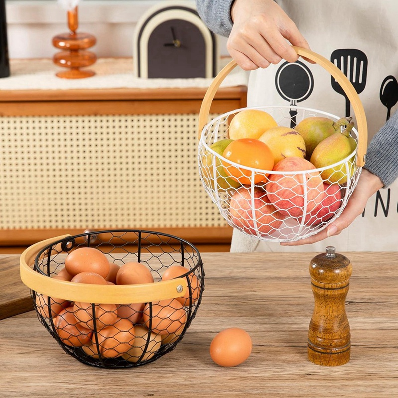 Farmhouse Wire Egg Basket for  - Collectible Vintage Tools ulasan dan harga