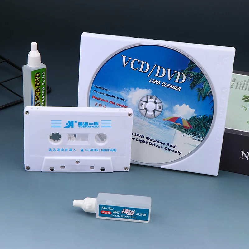 Hot CD VCD DVD Player Lens Cle - Cassette Tape Head ulasan dan harga
