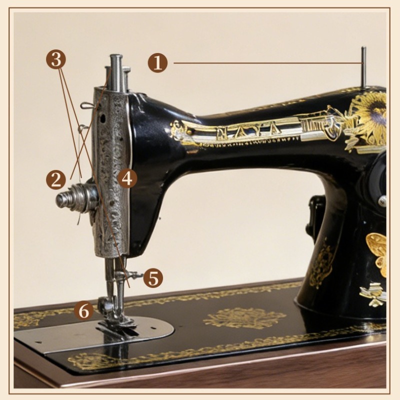 Antique Treadle Sewing Machine - Collectible Vintage Tools ulasan dan harga