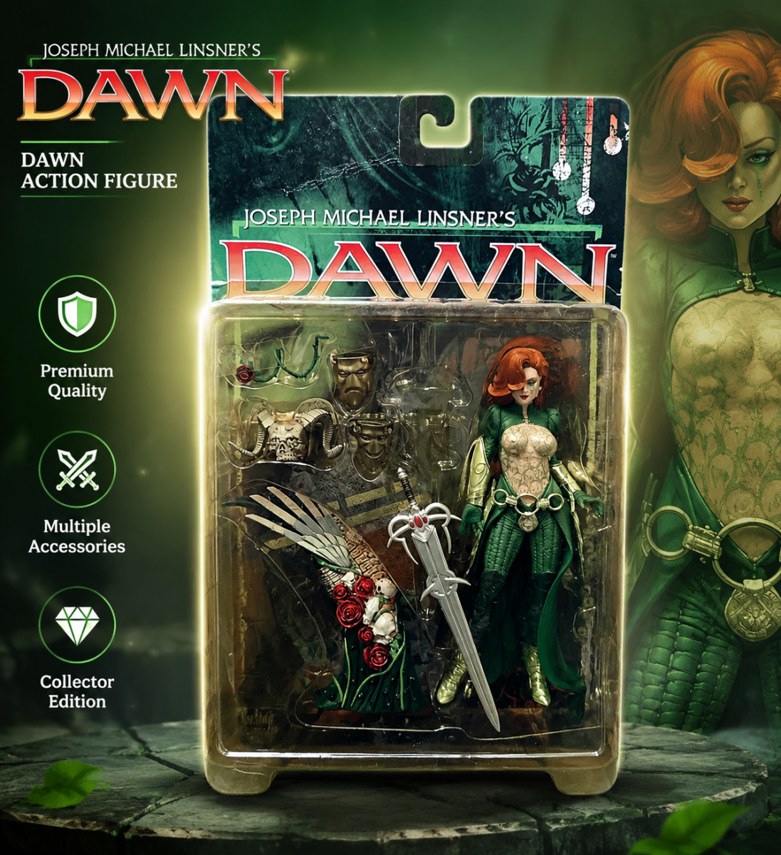 Joseph Linsner’s Dawn 1999 Rar - Vintage Collectible Toys ulasan dan harga