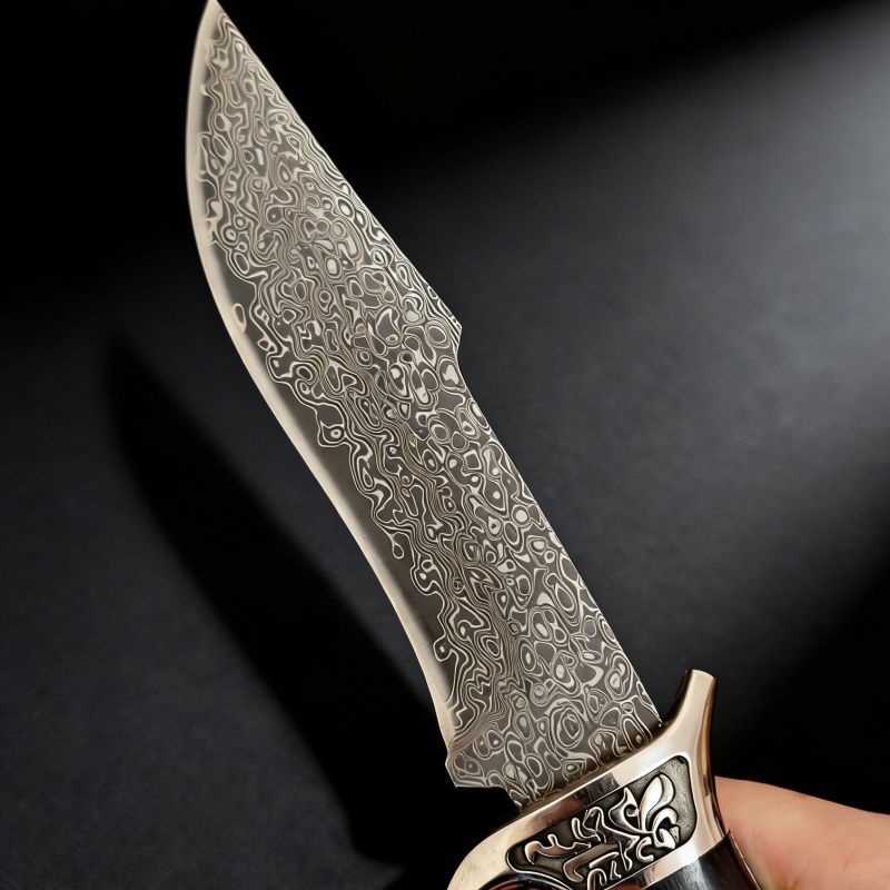 Vintage Engraved Damascus Stra - Vintage Collectible Knives ulasan dan harga