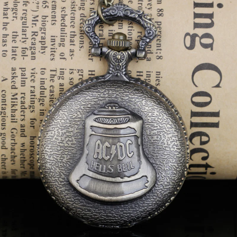Vintage Bronze Quartz Pocket W - Vintage Collectible Bells ulasan dan harga
