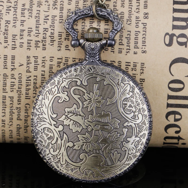 Vintage Bronze Quartz Pocket W - Vintage Collectible Bells ulasan dan harga