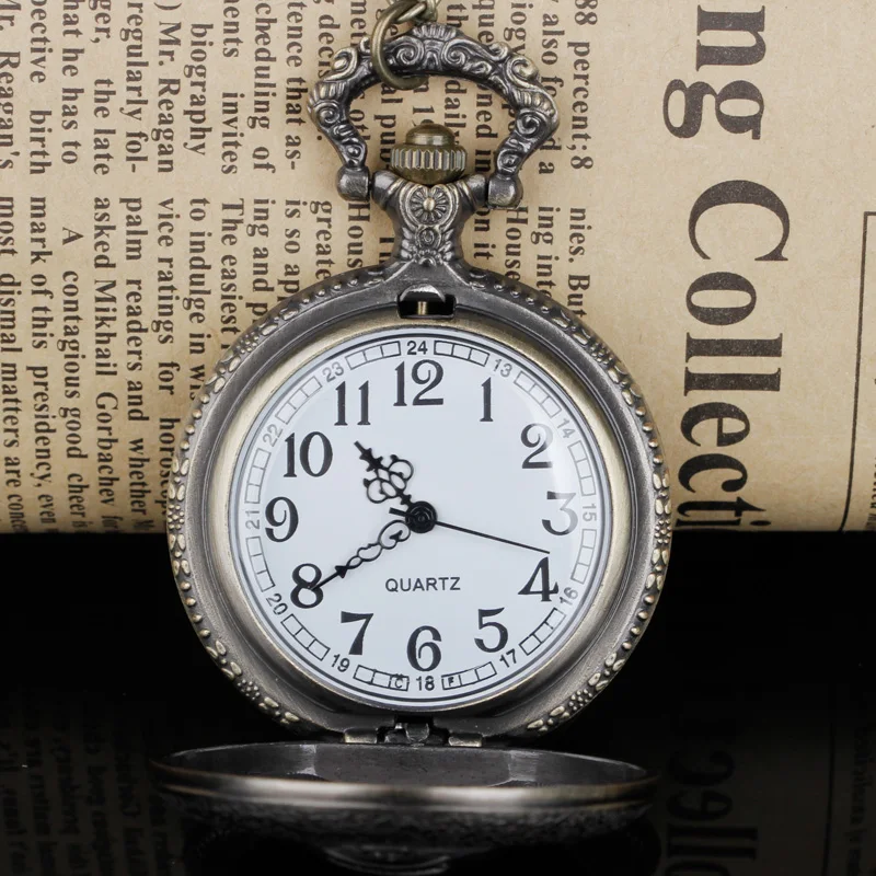 Vintage Bronze Quartz Pocket W - Vintage Collectible Bells ulasan dan harga