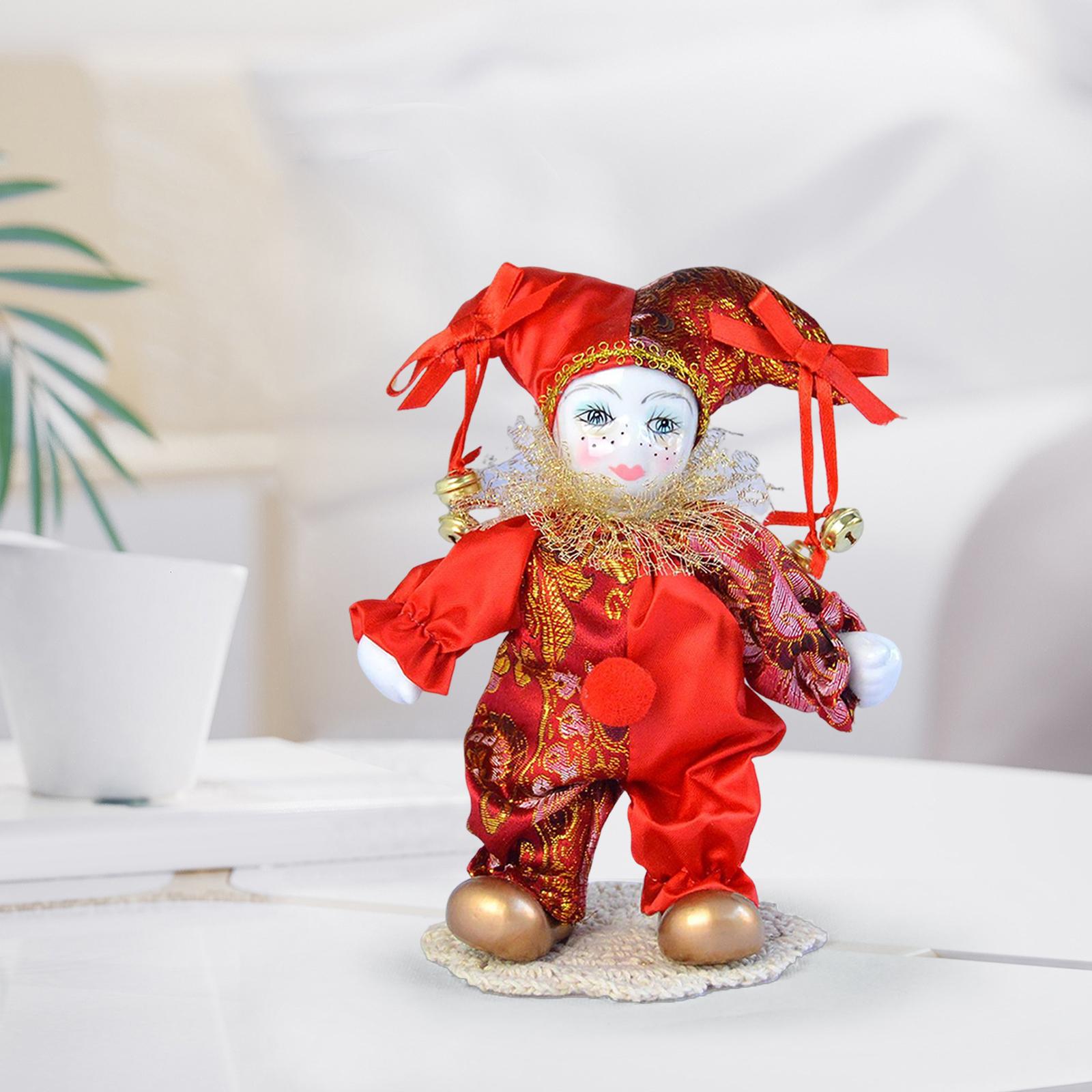 Vintage Harlequin Doll Antique - Vintage Collectible Clowns ulasan dan harga