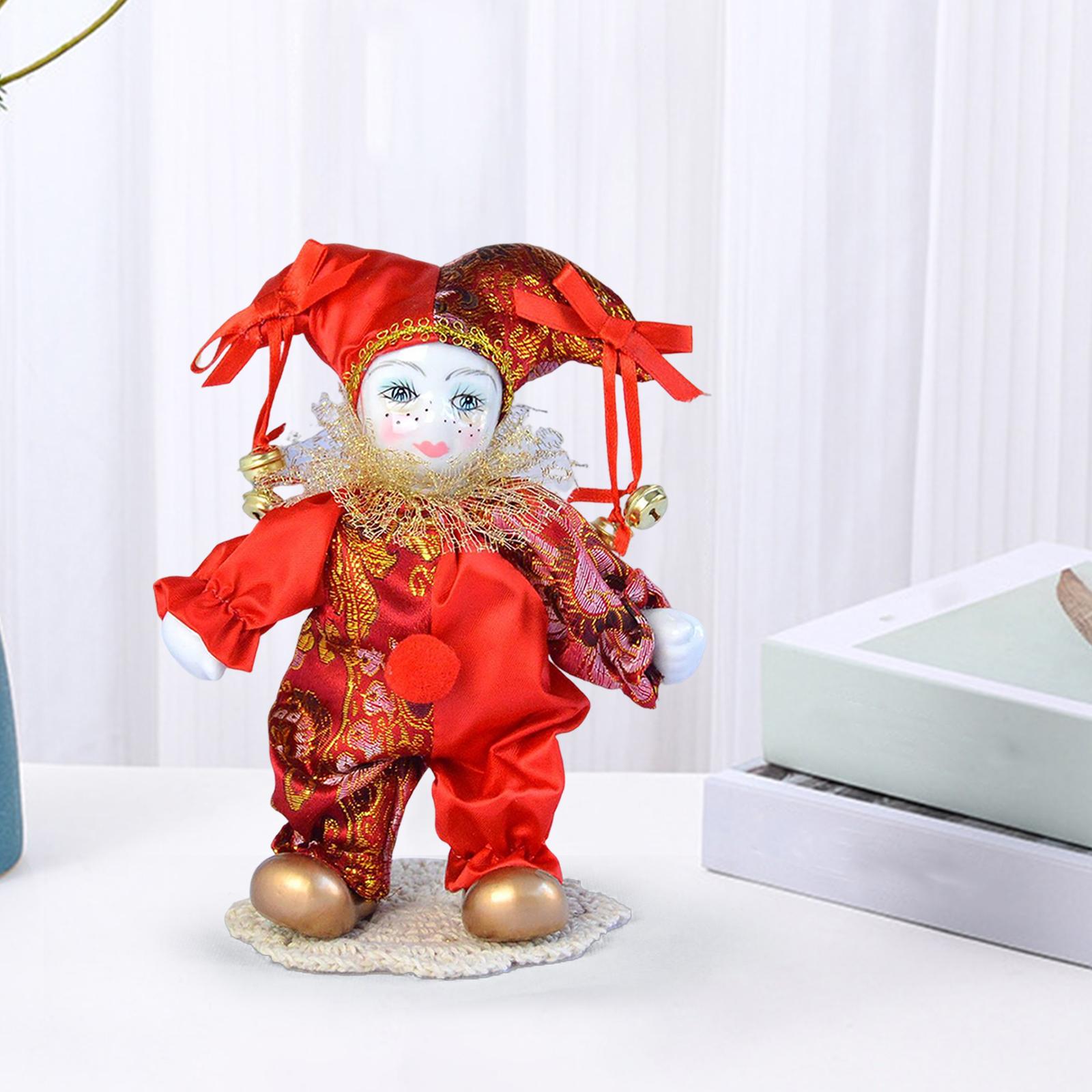 Vintage Harlequin Doll Antique - Vintage Collectible Clowns ulasan dan harga