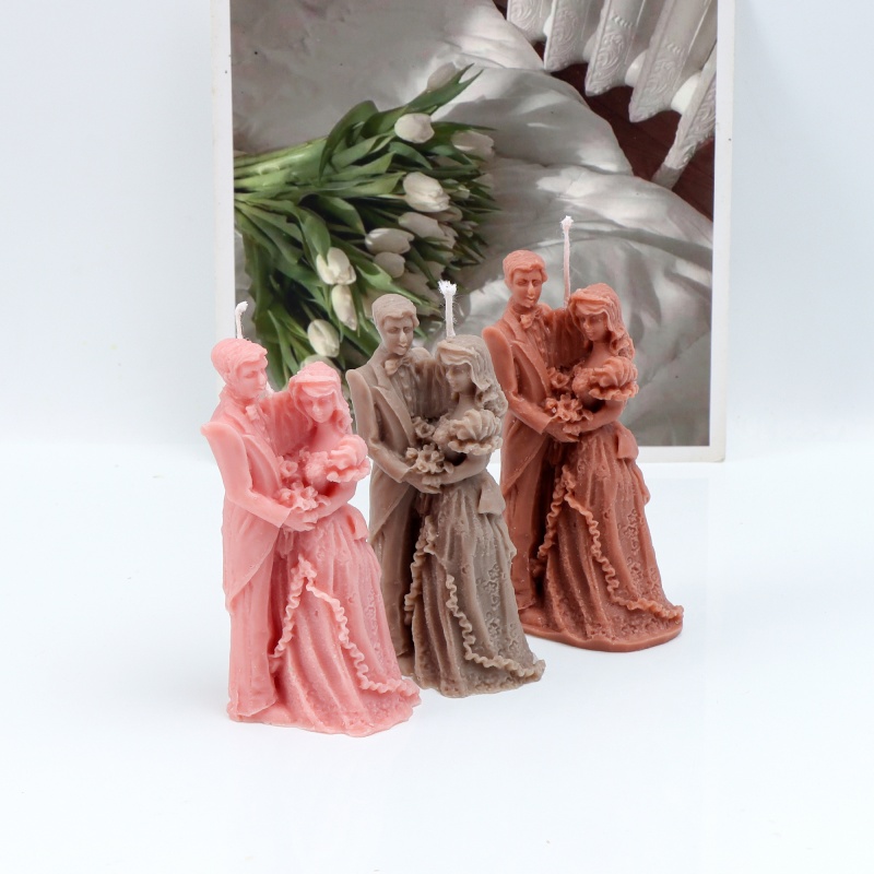 Bride and Groom Silicone Mold  - Vintage Collectible Toys ulasan dan harga