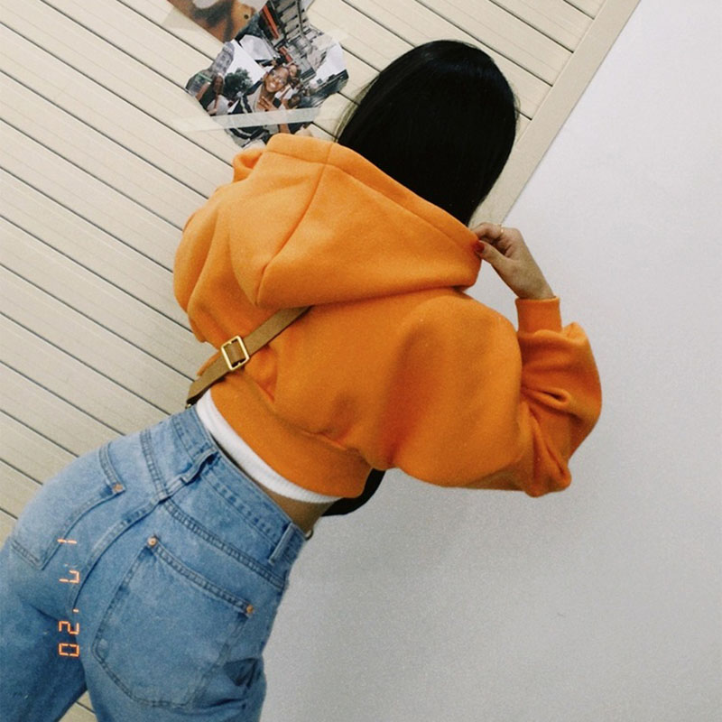 Cropped Zip Up Hoodies Women S - Vintage Zip Hoodie ulasan dan harga