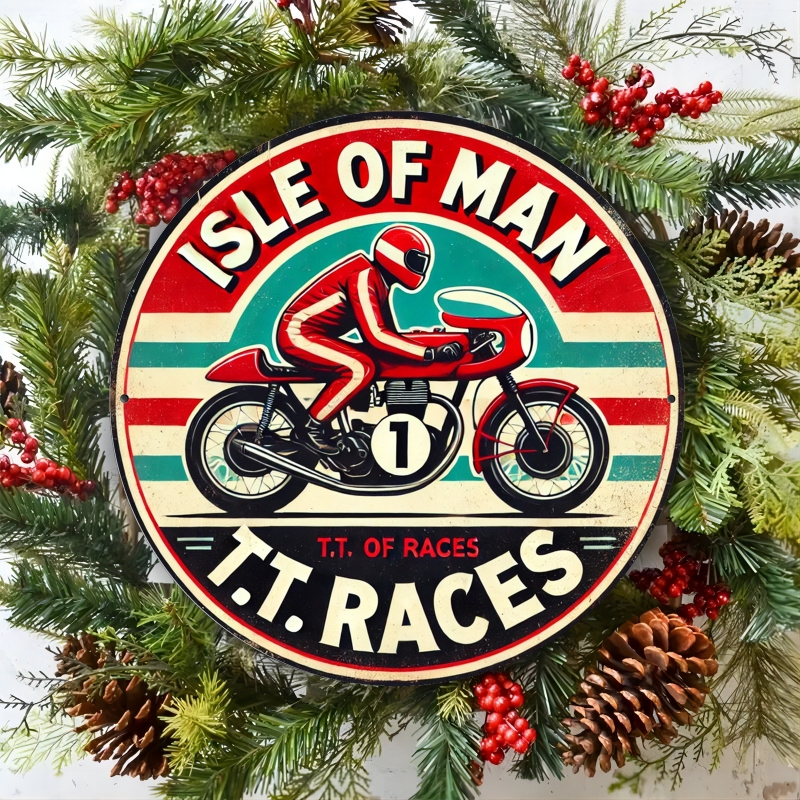Vintage Isle of for Man TT Rac - Vintage Collectible Plates ulasan dan harga