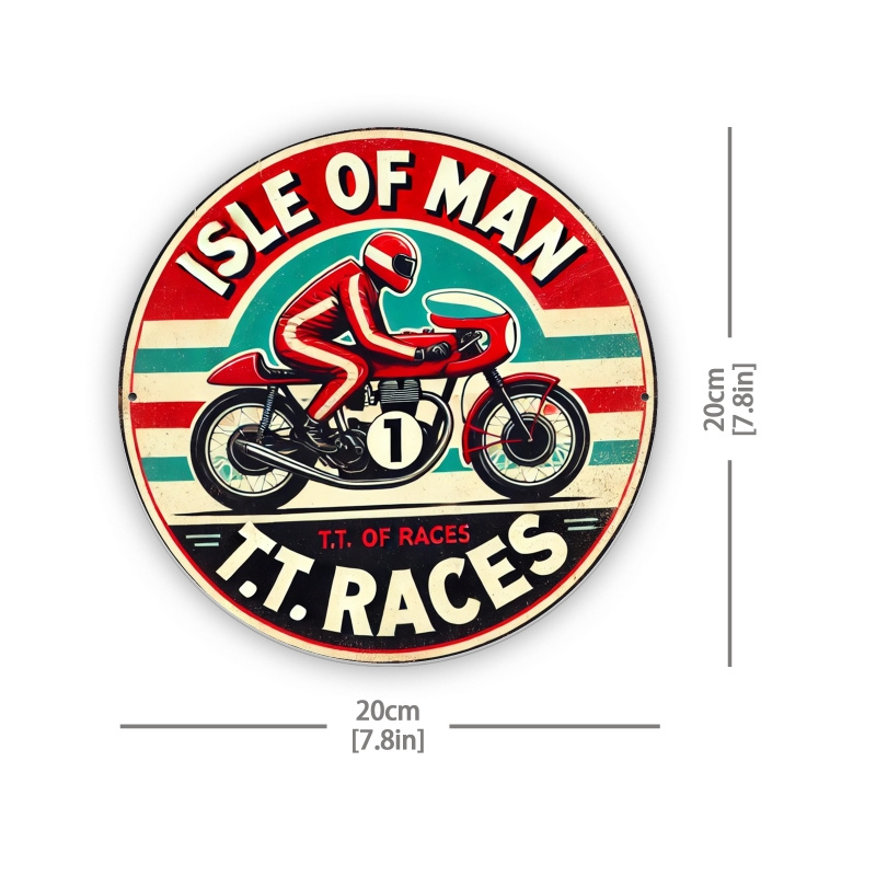 Vintage Isle of for Man TT Rac - Vintage Collectible Plates ulasan dan harga