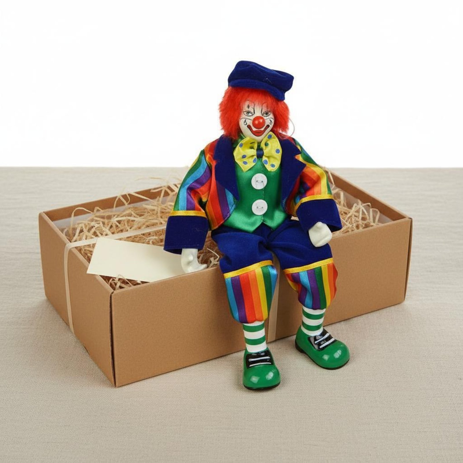 Dangling Leg Clown Doll Handma - Vintage Collectible Clowns ulasan dan harga