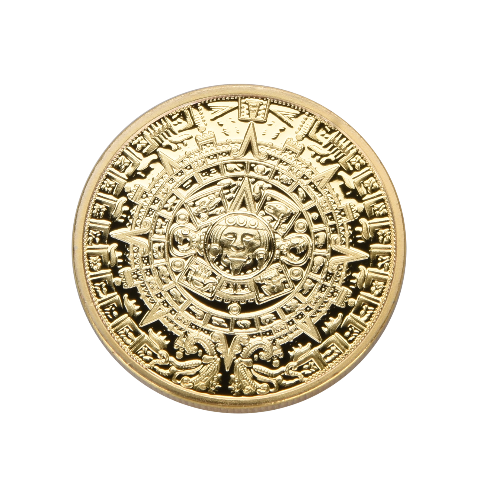 Maya Calendar Plated Coin Souv - Collectible Vintage Tools ulasan dan harga