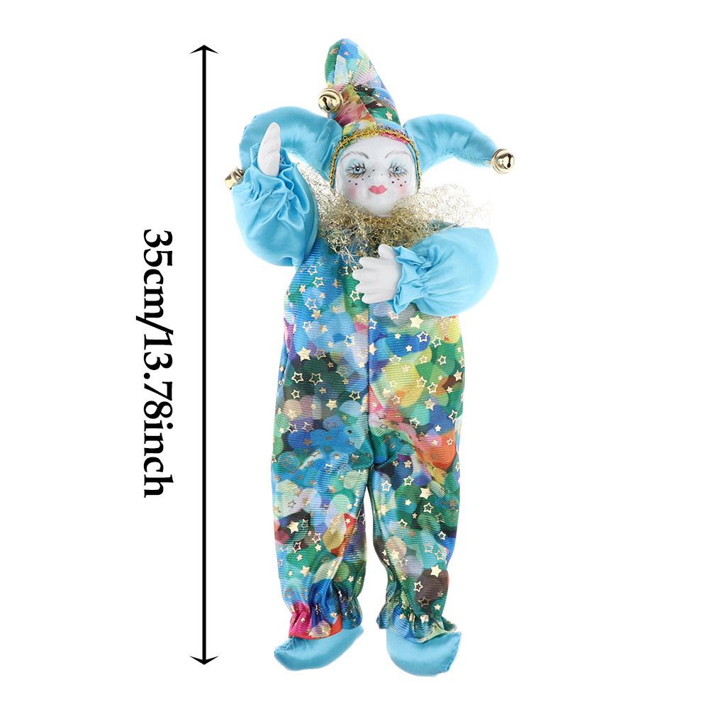 Vintage Cloth Clown Doll Porce - Vintage Collectible Clowns ulasan dan harga
