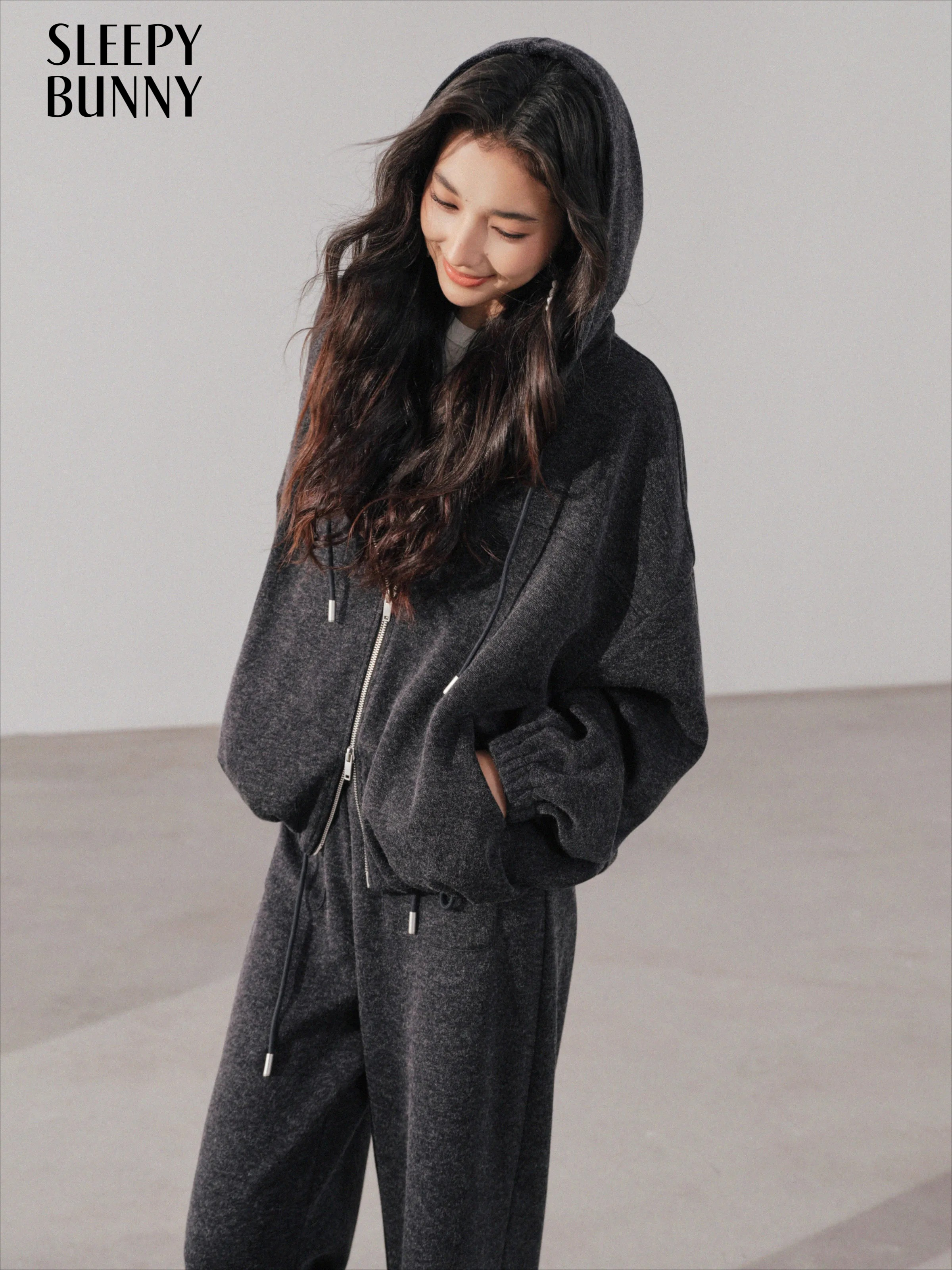 Vintage Loose Fit Hoodie Jacke - Vintage Zip Hoodie ulasan dan harga