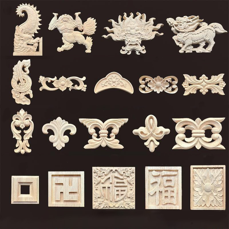 Vintage Wood Applique with Dra - Vintage Collectible Toys ulasan dan harga