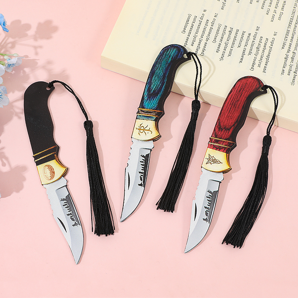 One Rings Knife-shaped Bookmar - Vintage Collectible Knives ulasan dan harga
