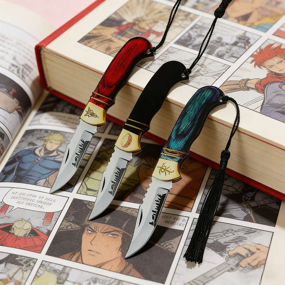 One Rings Knife-shaped Bookmar - Vintage Collectible Knives ulasan dan harga