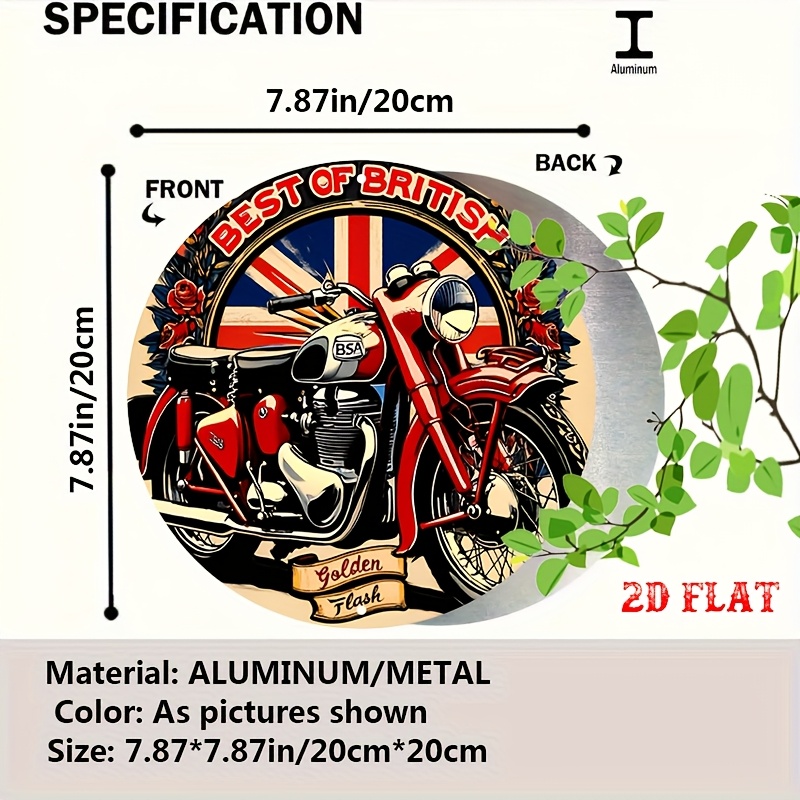 [2D Flat] 1pc Vintage British  - Vintage Collectible Plates ulasan dan harga