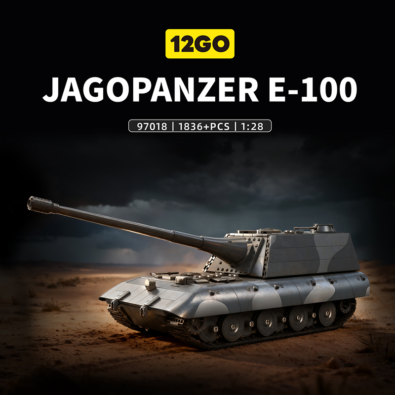 1836pcs MOC adult E-100 Tank D - Vintage Collectible Toys ulasan dan harga