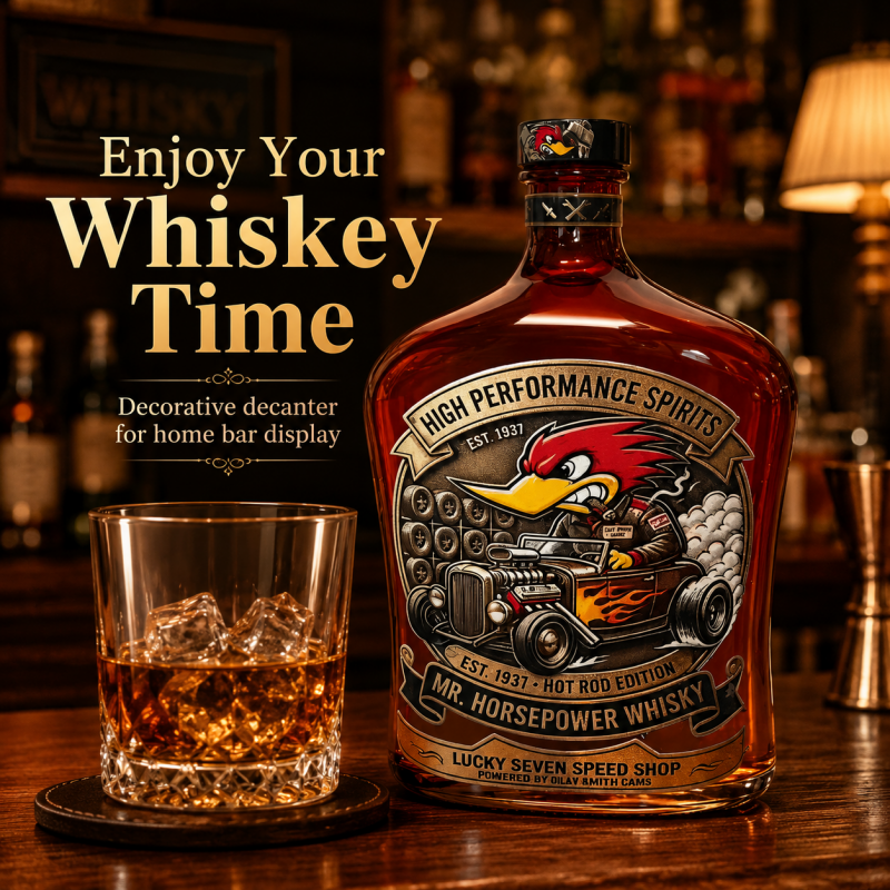 Vintage Hot Rod Mr Horsepower  - Vintage Collectible Glass ulasan dan harga