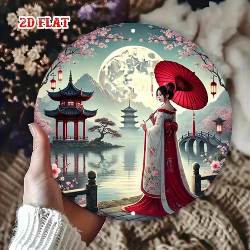 Vintage Japanese Sakura & Full - Vintage Collectible Plates ulasan dan harga