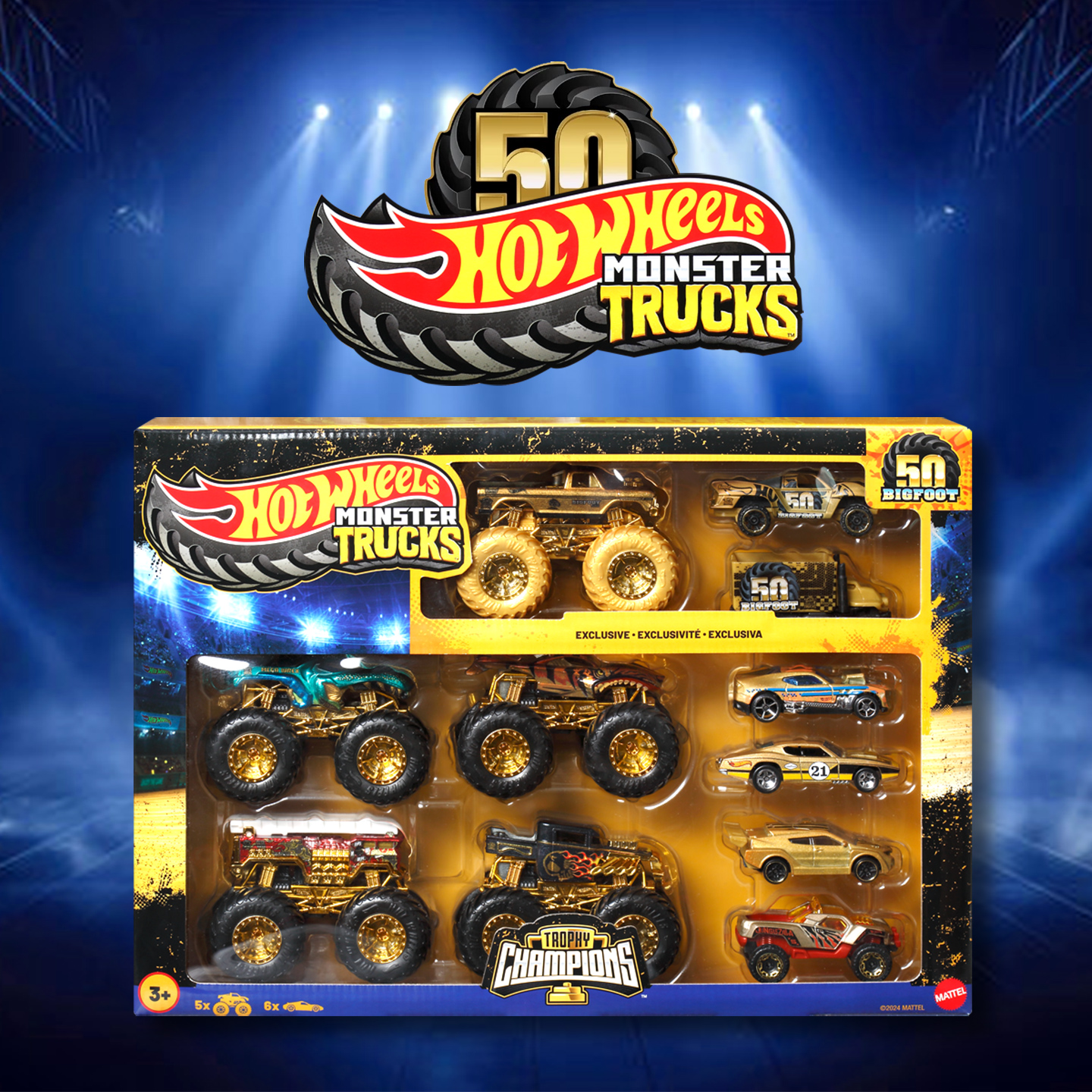 New Hot Wheels Monster Truck D - Mattel Collectible & Vintage Dolls ulasan dan harga