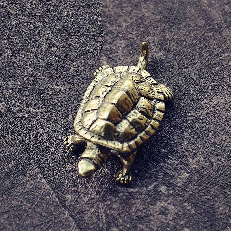 Mini Cute Brass Tortoise Vinta - Vintage Collectible Toys ulasan dan harga