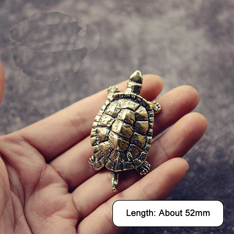 Mini Cute Brass Tortoise Vinta - Vintage Collectible Toys ulasan dan harga