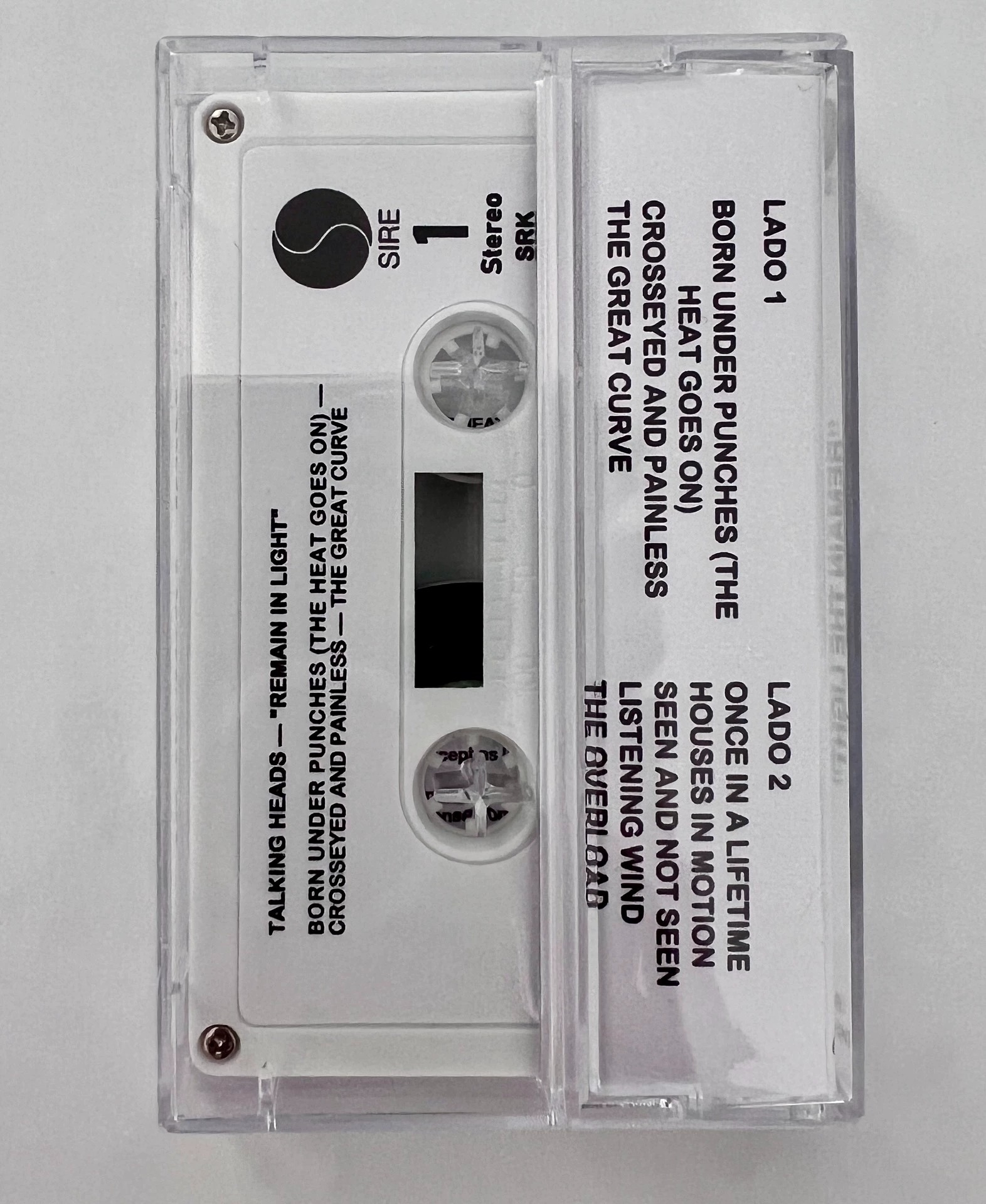 Rock Talking Heads David Byrne - Cassette Tape Head ulasan dan harga