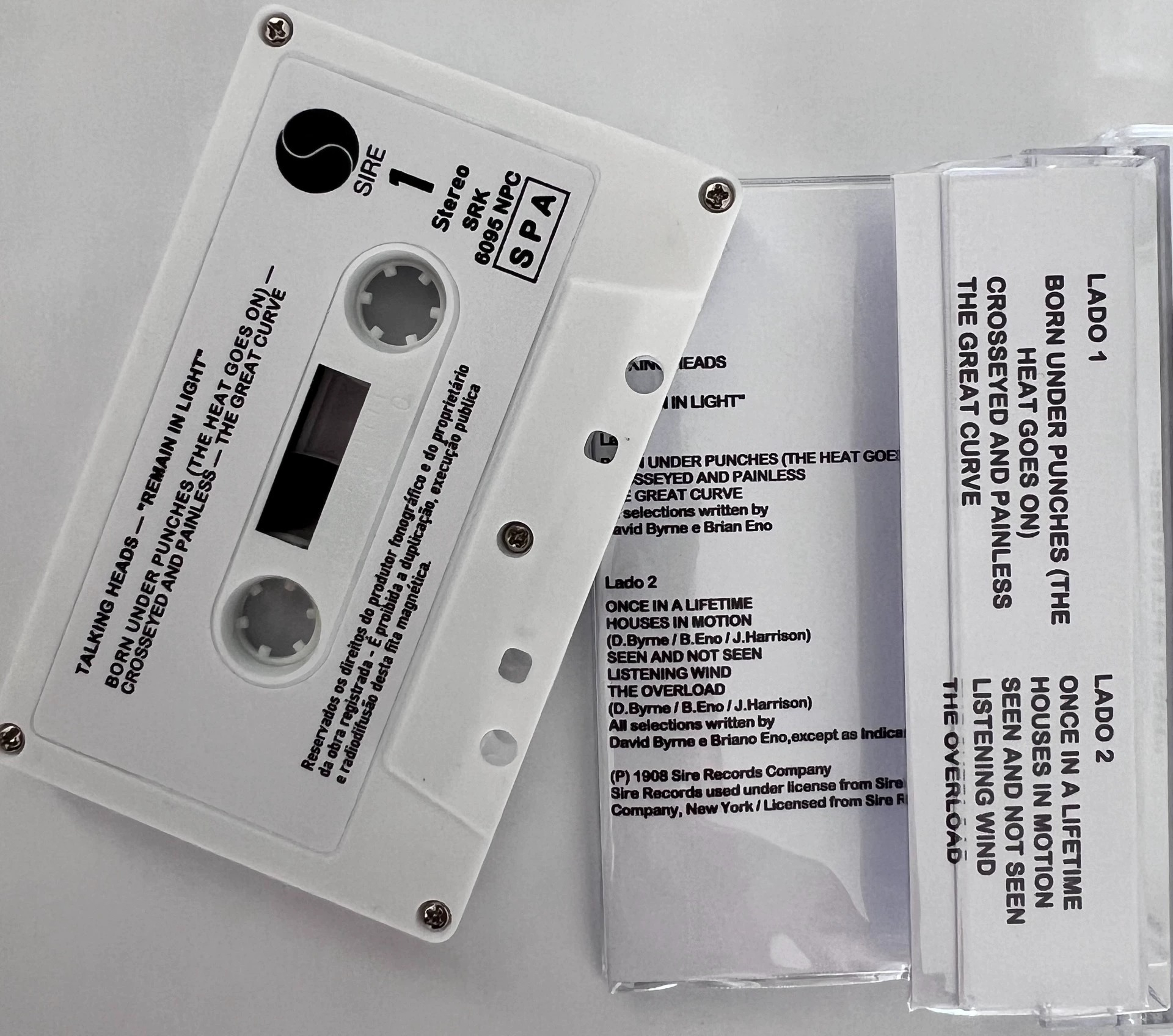 Rock Talking Heads David Byrne - Cassette Tape Head ulasan dan harga