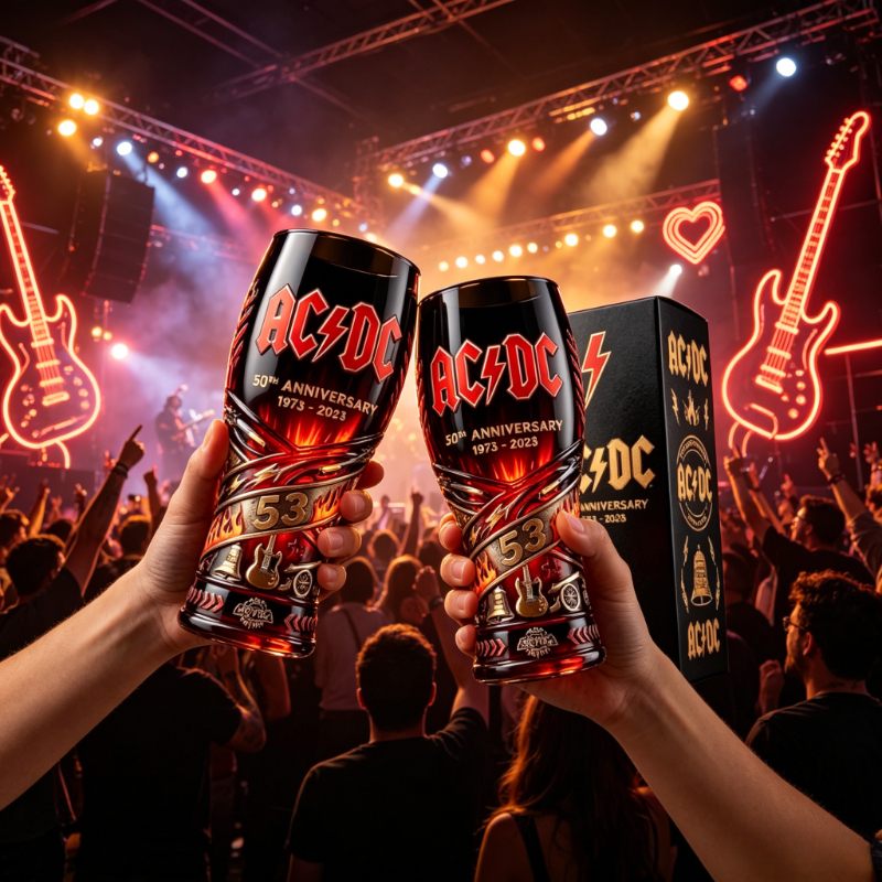 53rd Anniversary Classic Rock  - Vintage Collectible Glass ulasan dan harga