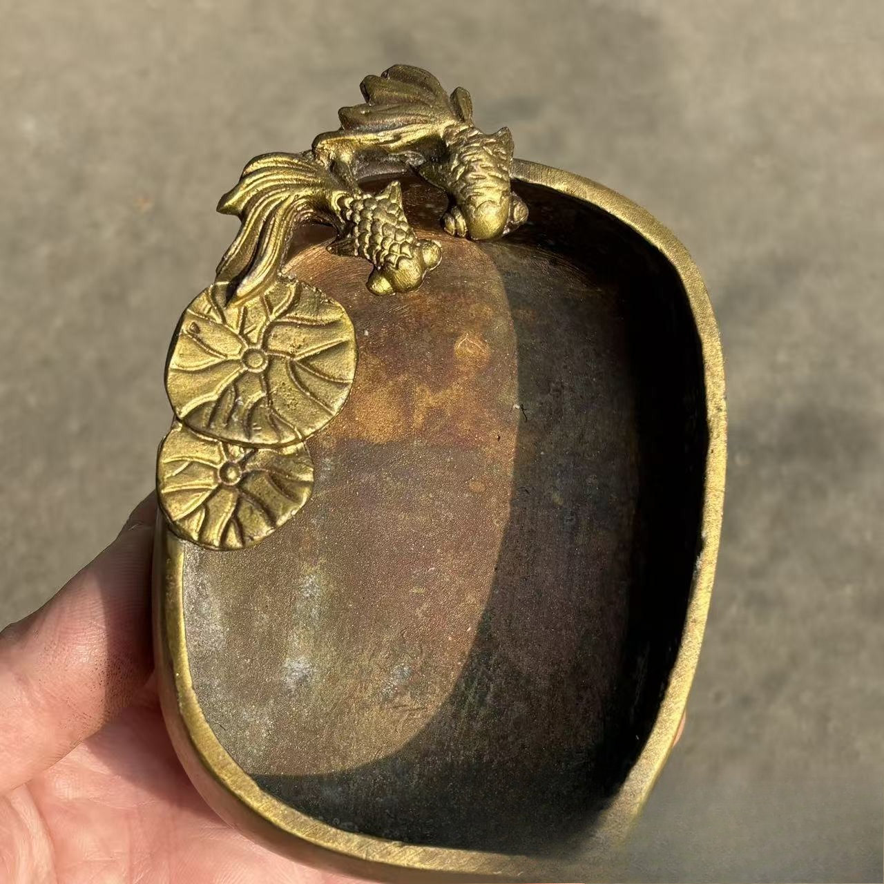 Vintage Brass Storage Dish, Go - Vintage Collectible Dishes ulasan dan harga