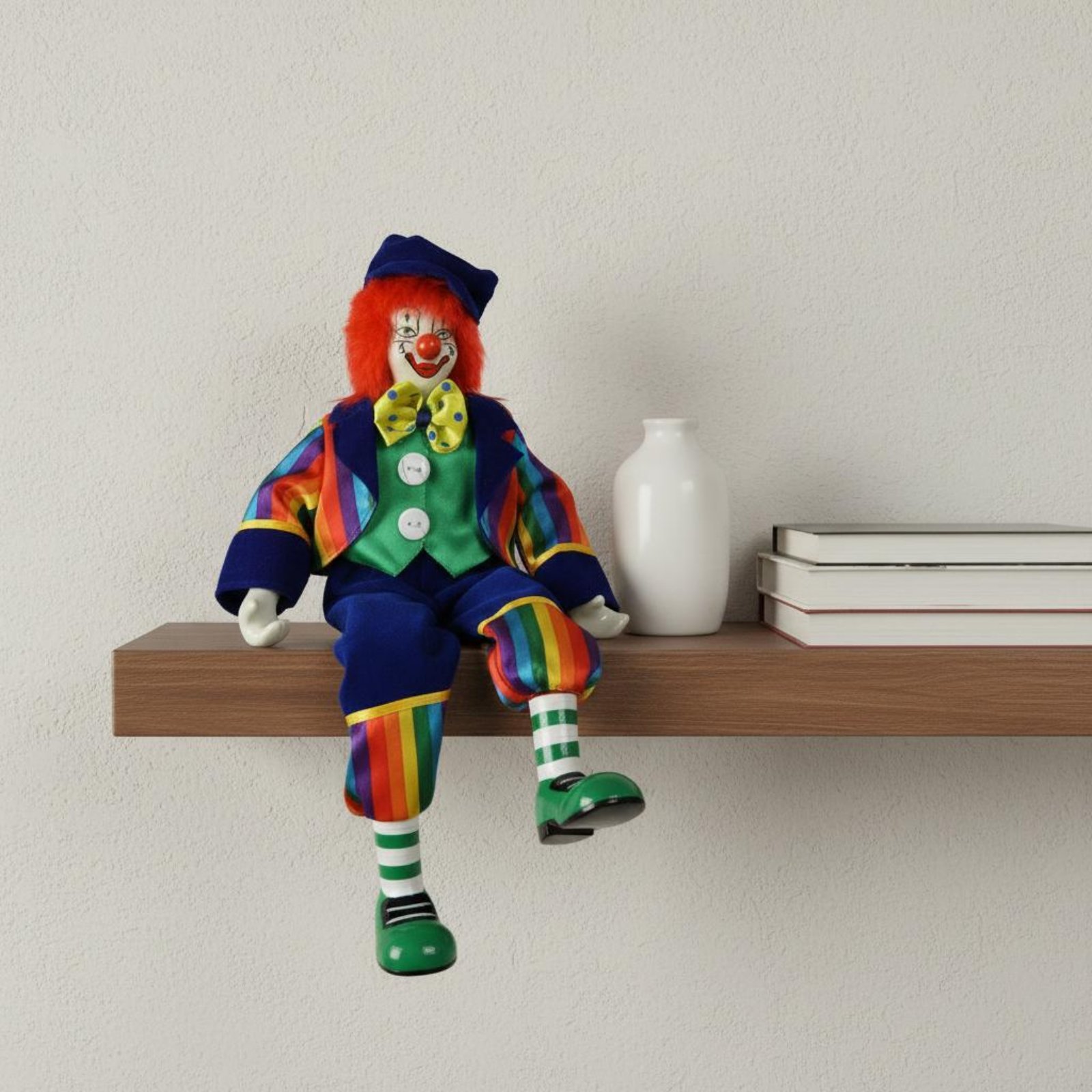 Dangling Leg Clown Doll Hand-P - Vintage Collectible Clowns ulasan dan harga