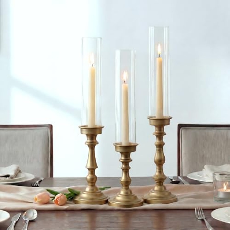 Hurricane Candle Holder for Ce - Vintage Collectible Glass ulasan dan harga