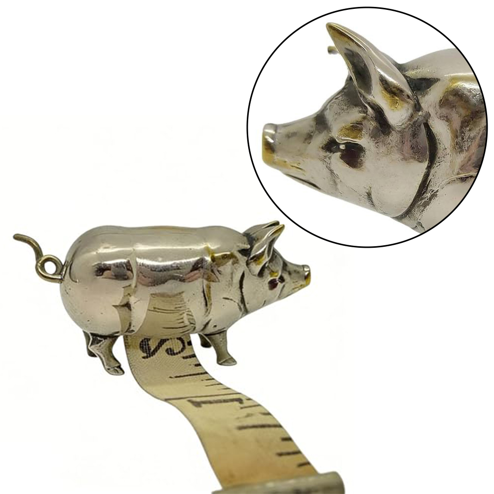 Vintage Pig Measuring Tape - U - Collectible Vintage Tools ulasan dan harga