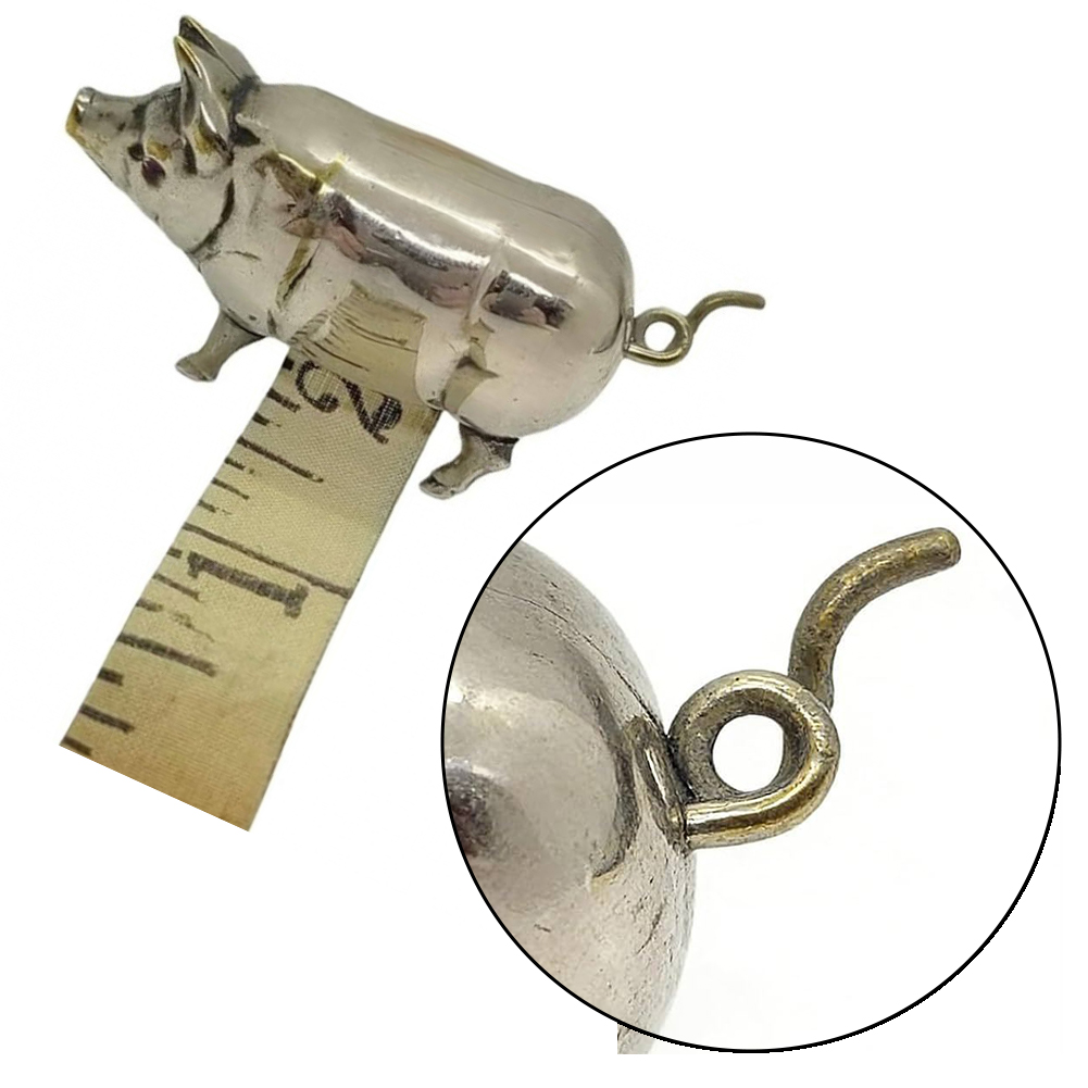 Vintage Pig Measuring Tape - U - Collectible Vintage Tools ulasan dan harga
