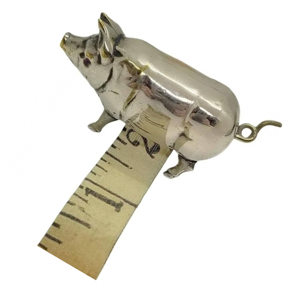 Vintage Pig Measuring Tape - U - Collectible Vintage Tools ulasan dan harga