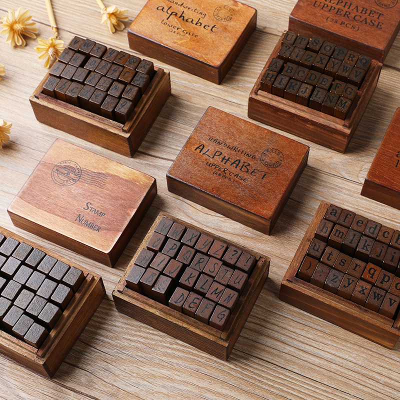 Journal Go 28pcs Alphabet Numb - Vintage Collectible Stamps ulasan dan harga