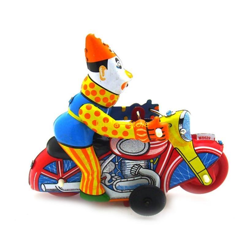 Y4QA Vintage Clockwork Collect - Vintage Collectible Clowns ulasan dan harga