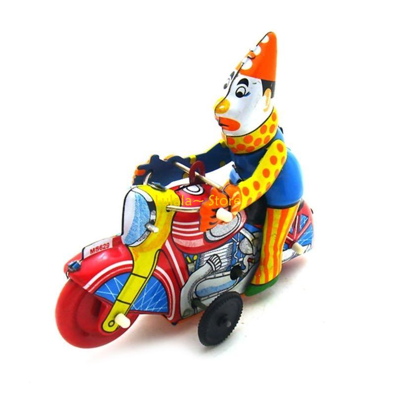 Y4QA Vintage Clockwork Collect - Vintage Collectible Clowns ulasan dan harga
